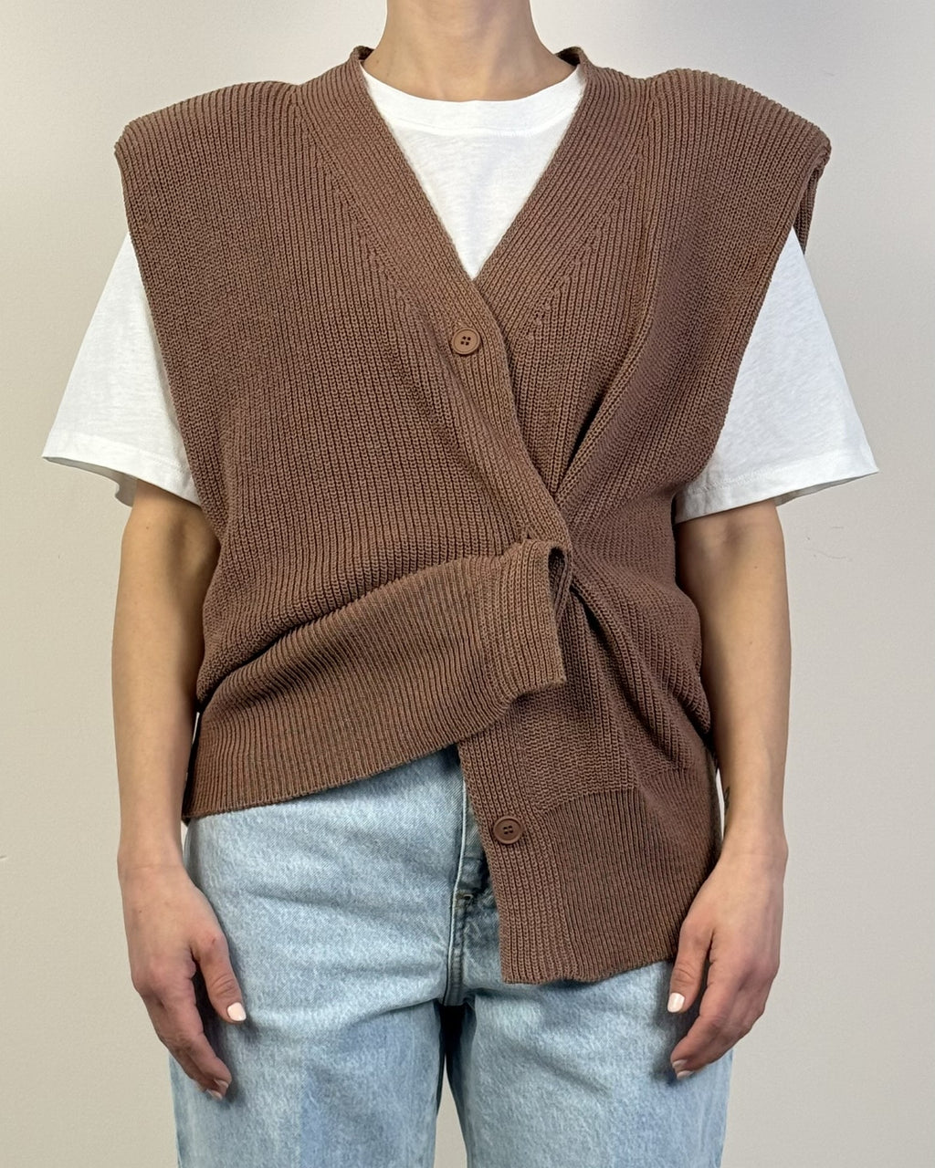 Gilet Bottone Lato HAVEONE