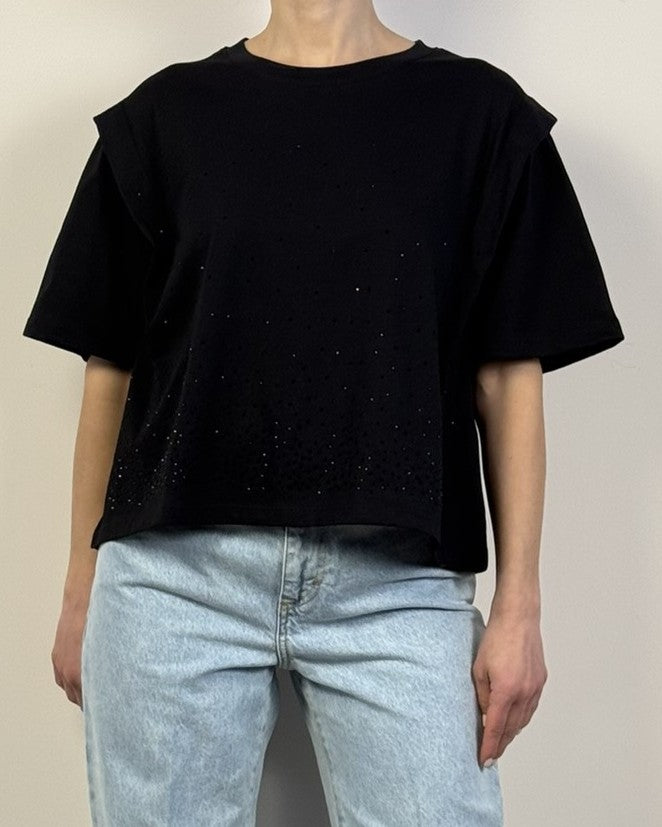 T-Shirt Strass KONTATTO