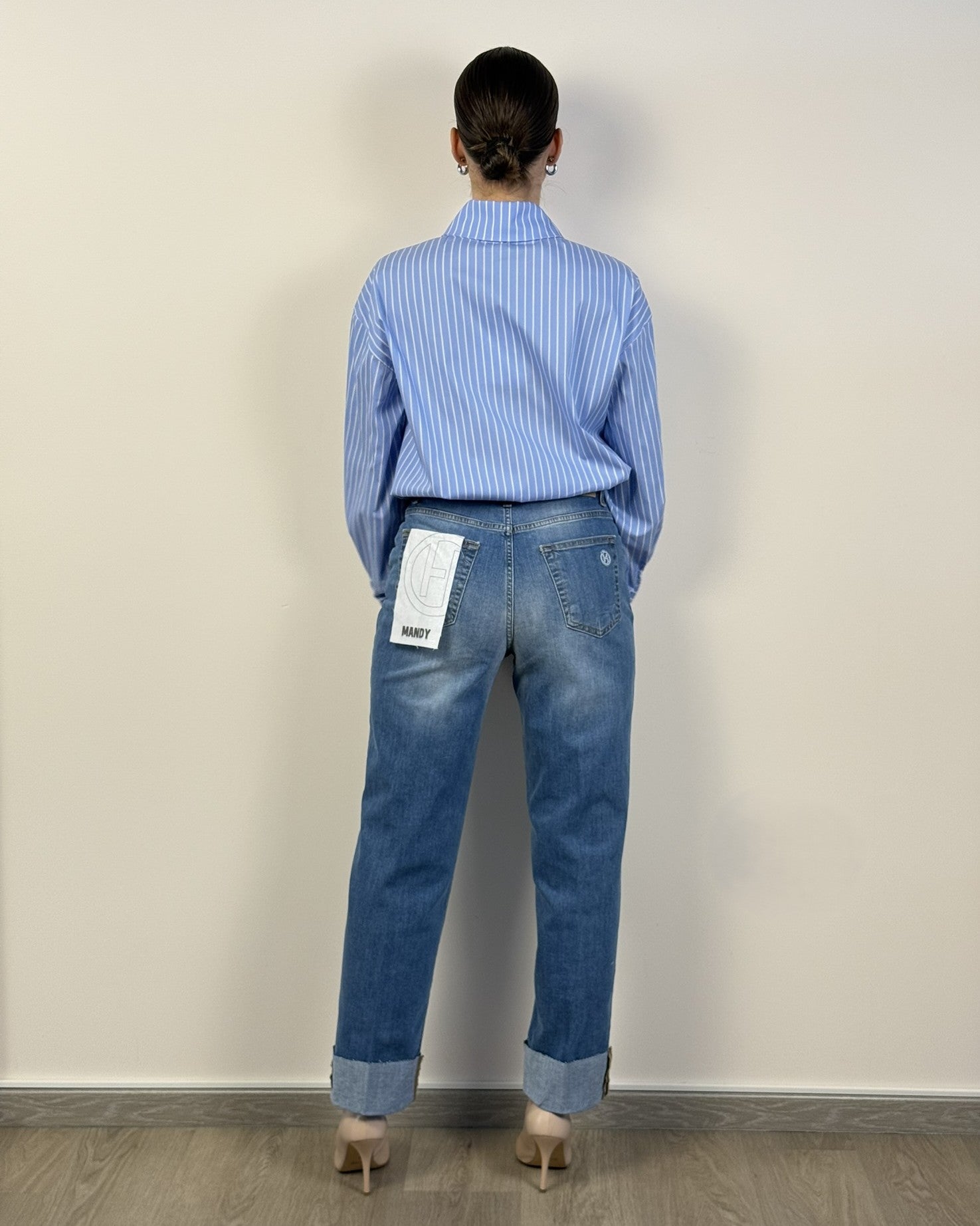 Jeans Mandy Taglio Vivo Cintura HAVEONE
