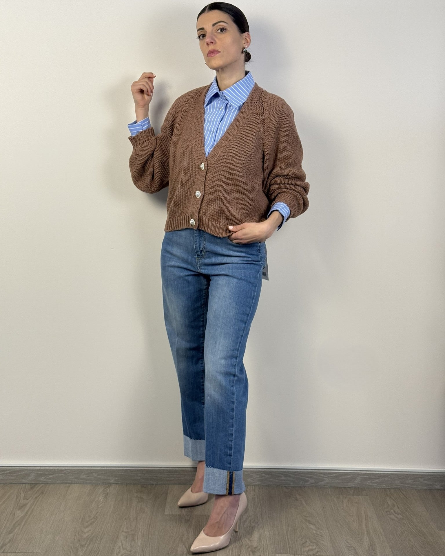 Jeans Mandy Taglio Vivo Cintura HAVEONE