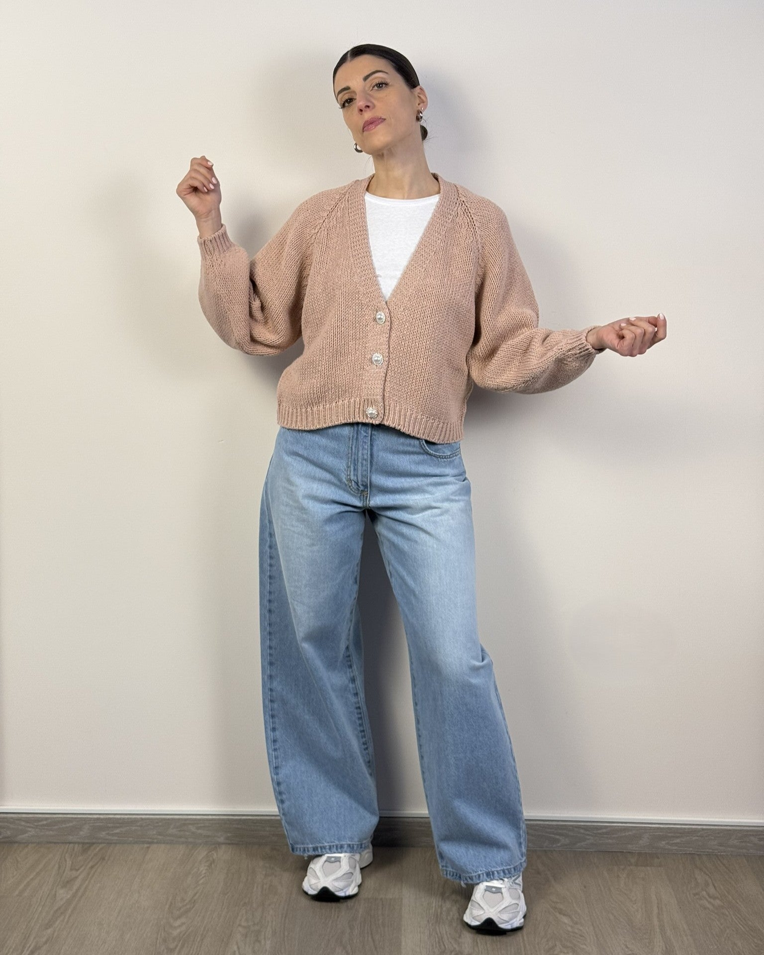 Cardigan Bottoni Gioiello HAVEONE