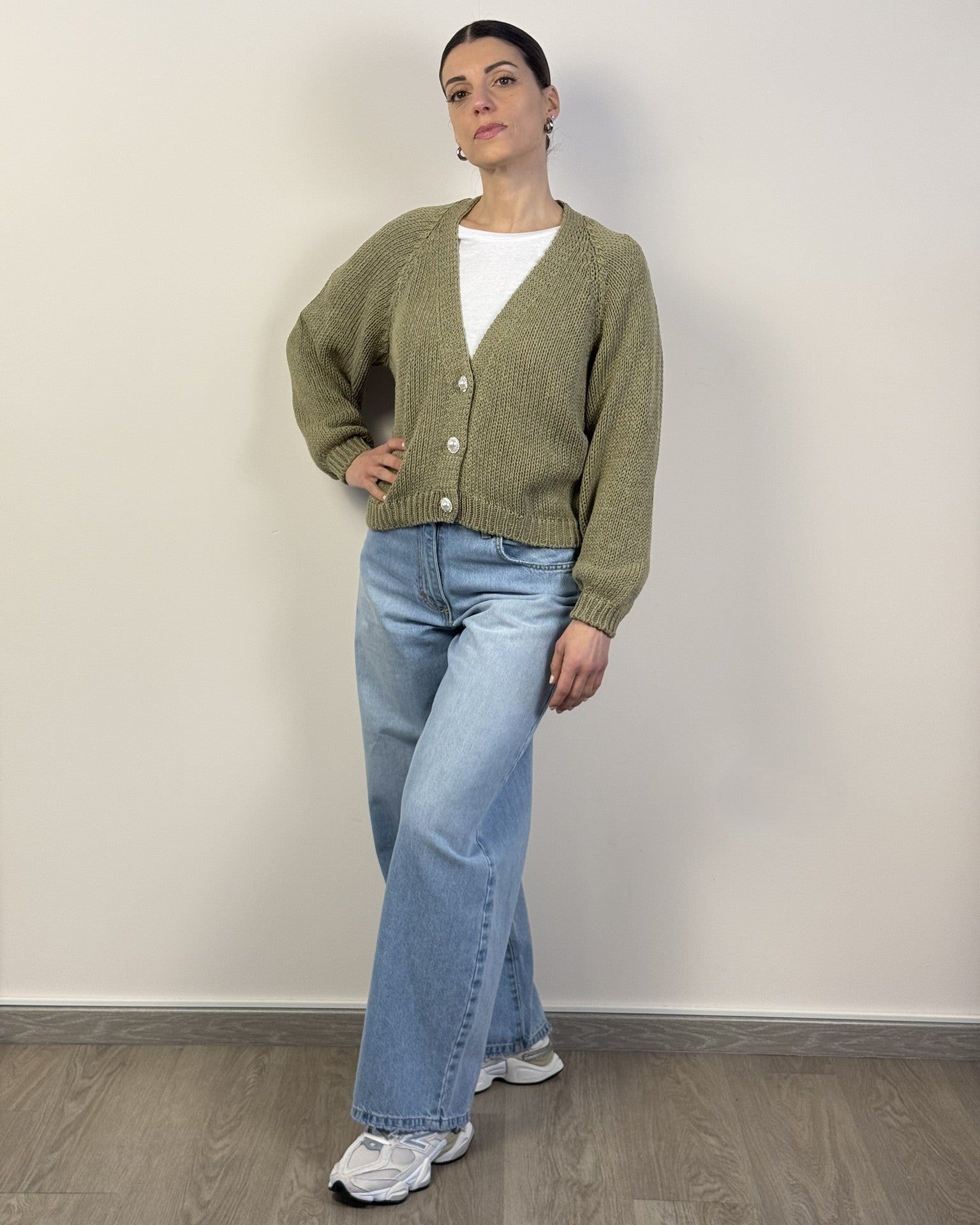 Cardigan Bottoni Gioiello HAVEONE