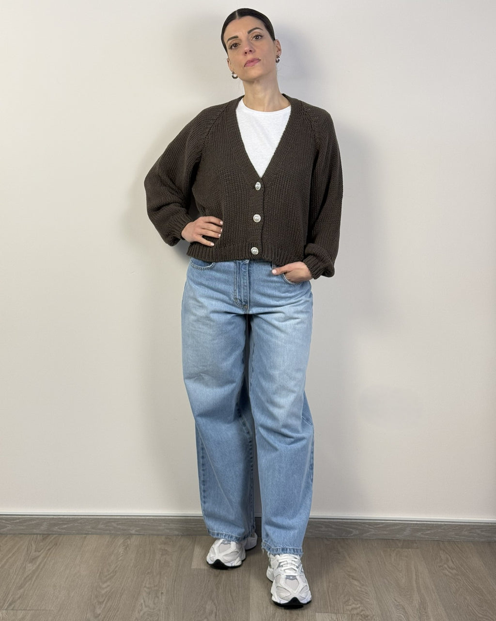 Cardigan Bottoni Gioiello HAVEONE