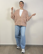 Cardigan Bottoni Bande Rilievo HAVEONE