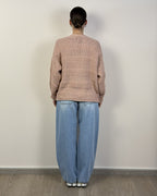 Cardigan Bottoni Bande Rilievo HAVEONE