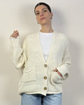 Cardigan Bottoni Bande Rilievo HAVEONE
