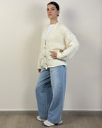 Cardigan Bottoni Bande Rilievo HAVEONE