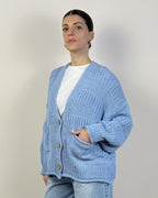 Cardigan Bottoni Bande Rilievo HAVEONE