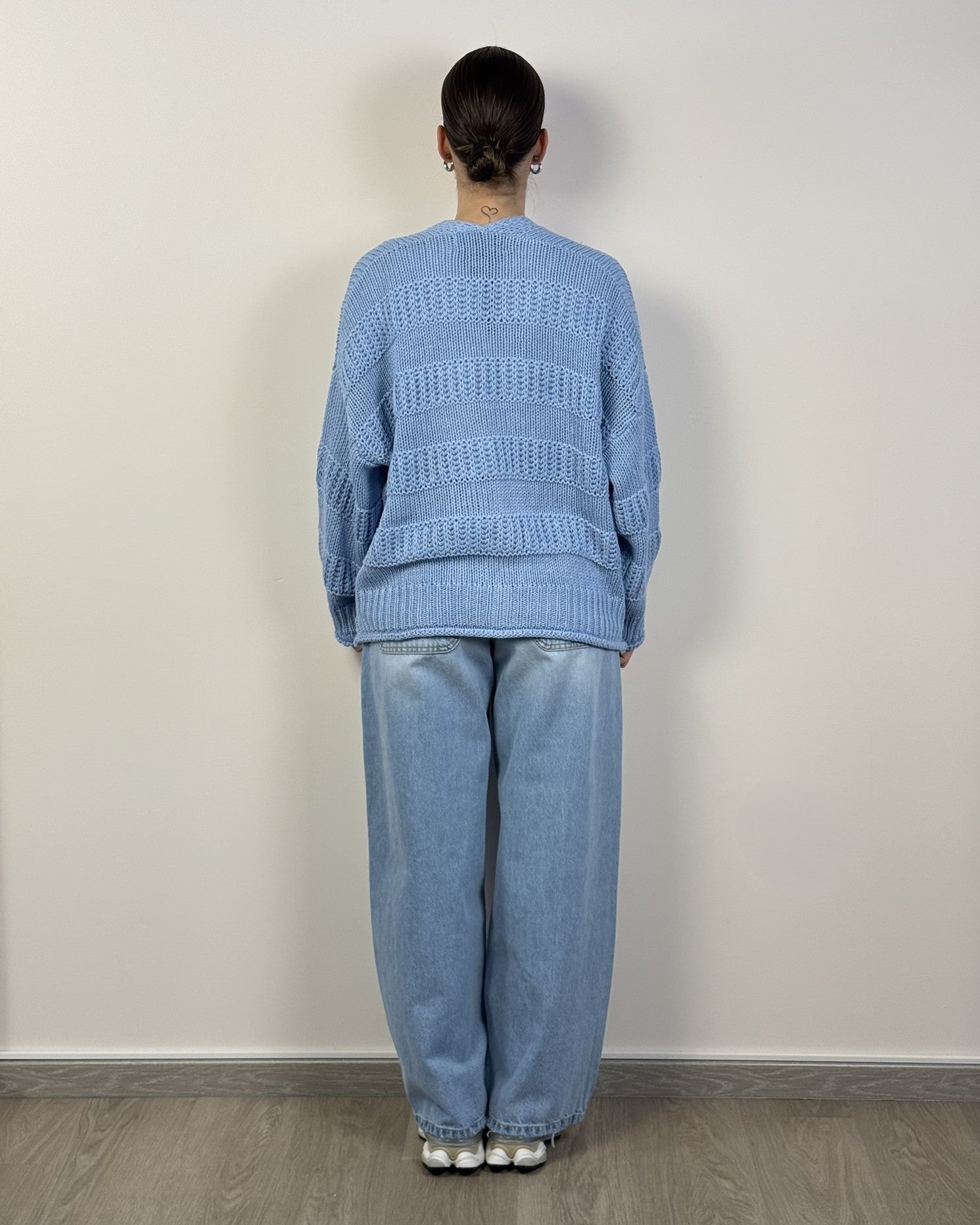 Cardigan Bottoni Bande Rilievo HAVEONE