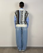 Gilet Chiuso Scollo Jacquard HAVEONE