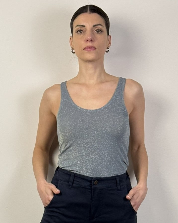 Canotta Doppia Lurex KONTATTO