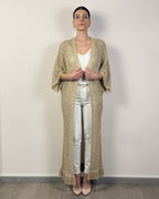 Cardigan Lungo Frange KONTATTO