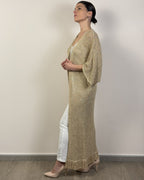 Cardigan Lungo Frange KONTATTO