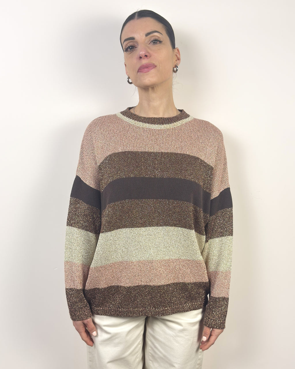 Maglia Girocollo Righe KONTATTO