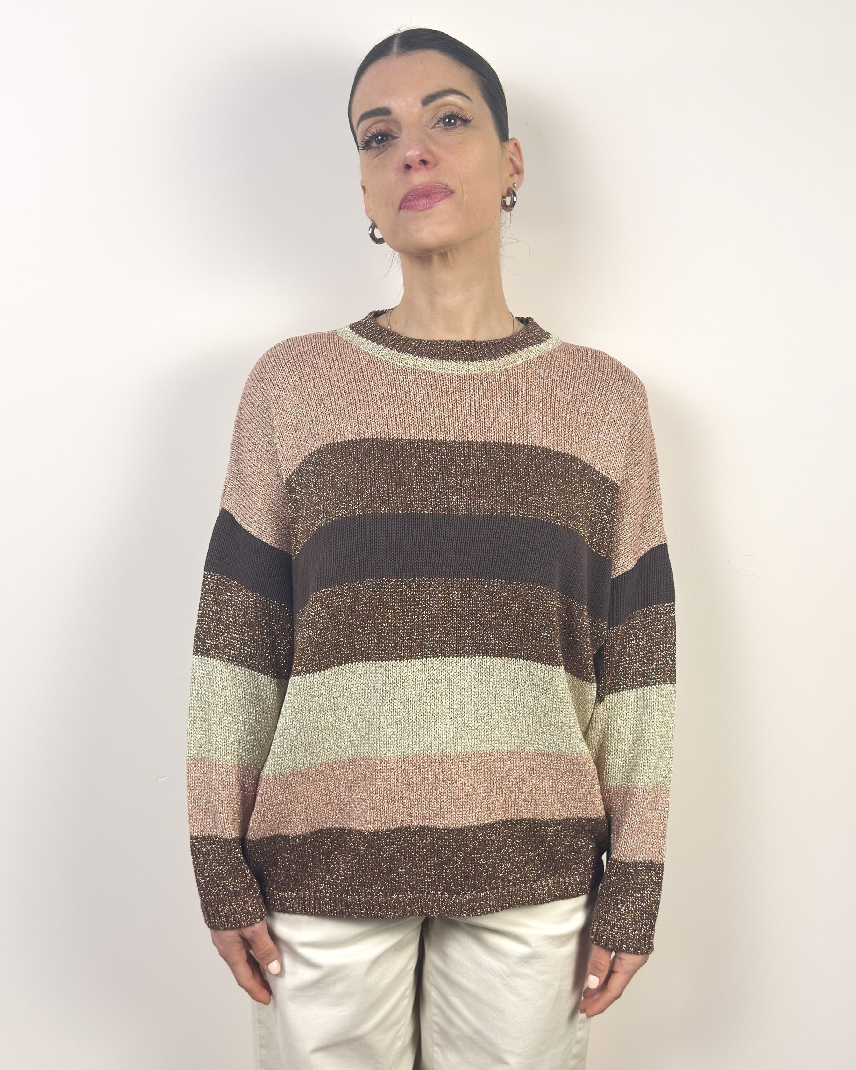 Maglia Girocollo Righe KONTATTO