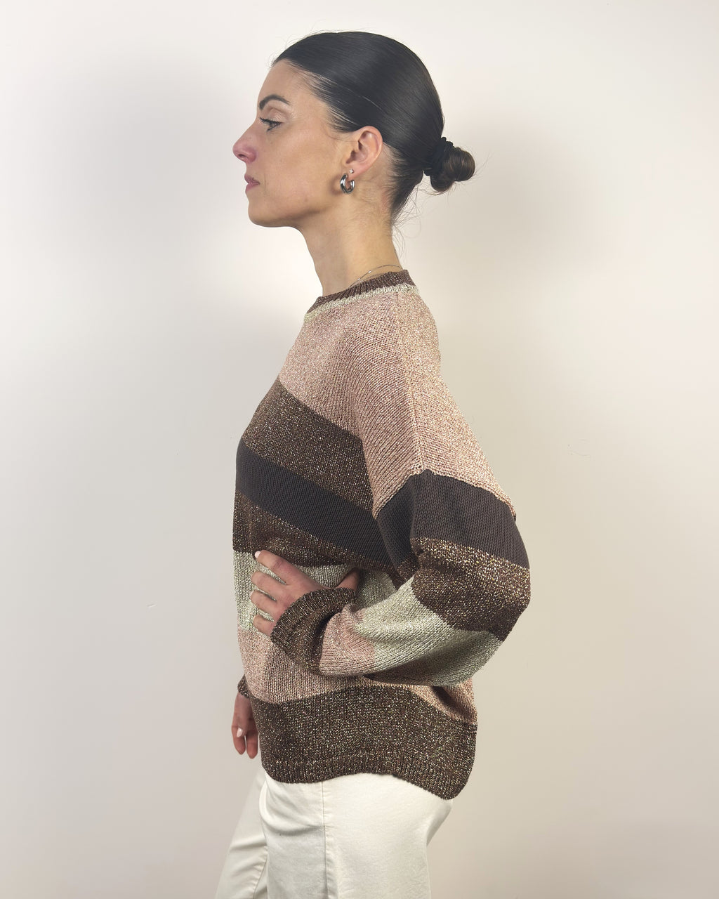 Maglia Girocollo Righe KONTATTO
