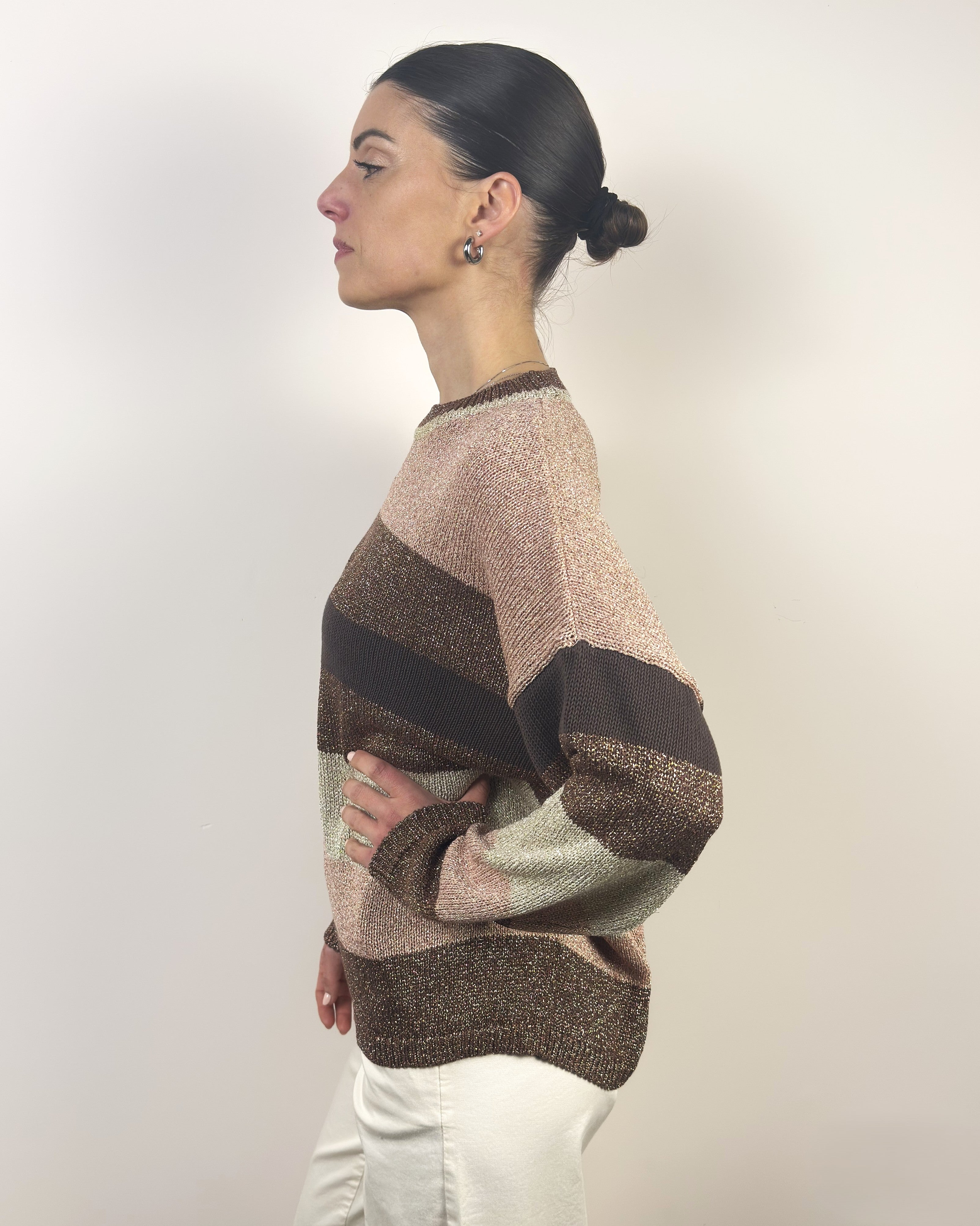Maglia Girocollo Righe KONTATTO