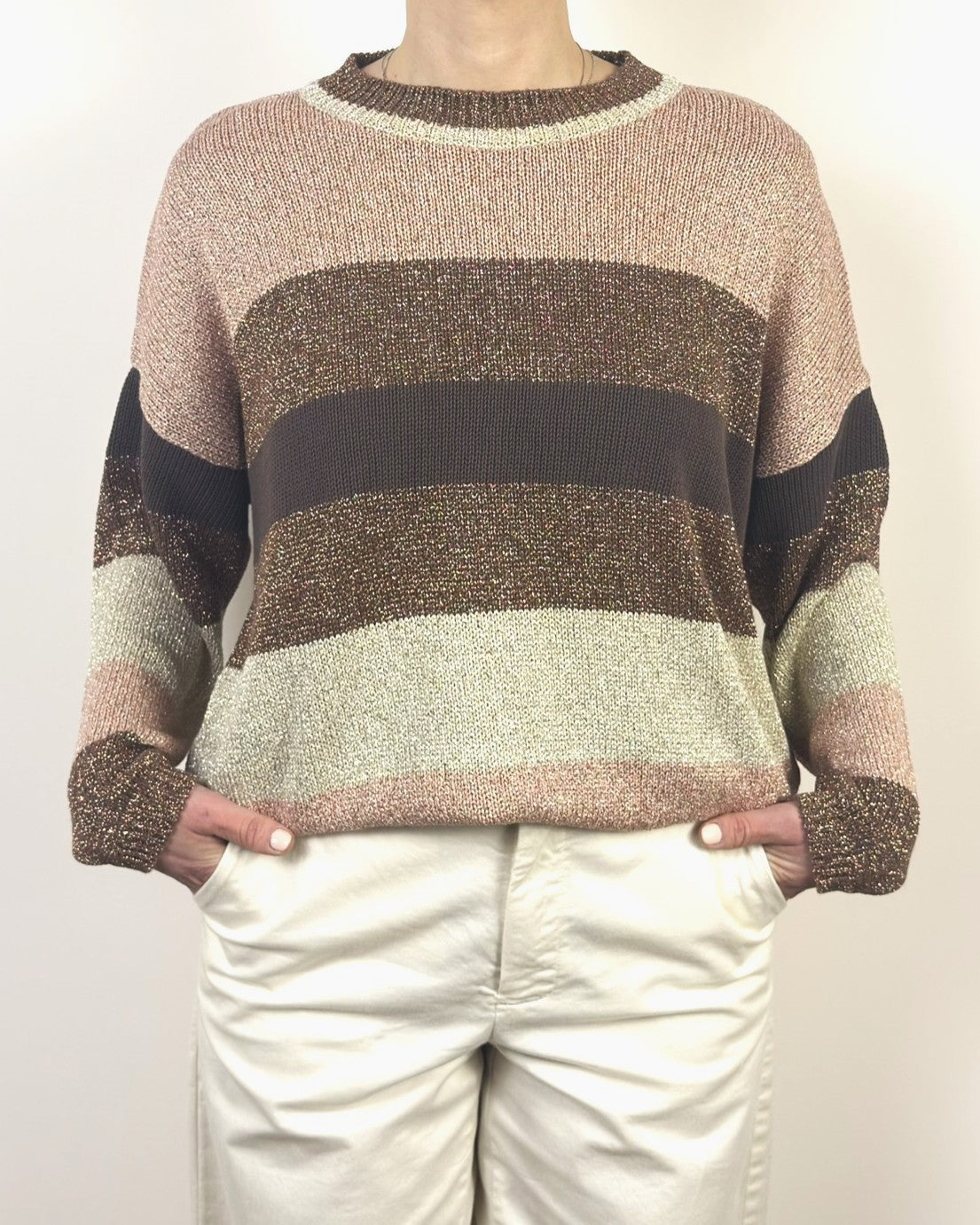 Maglia Girocollo Righe KONTATTO