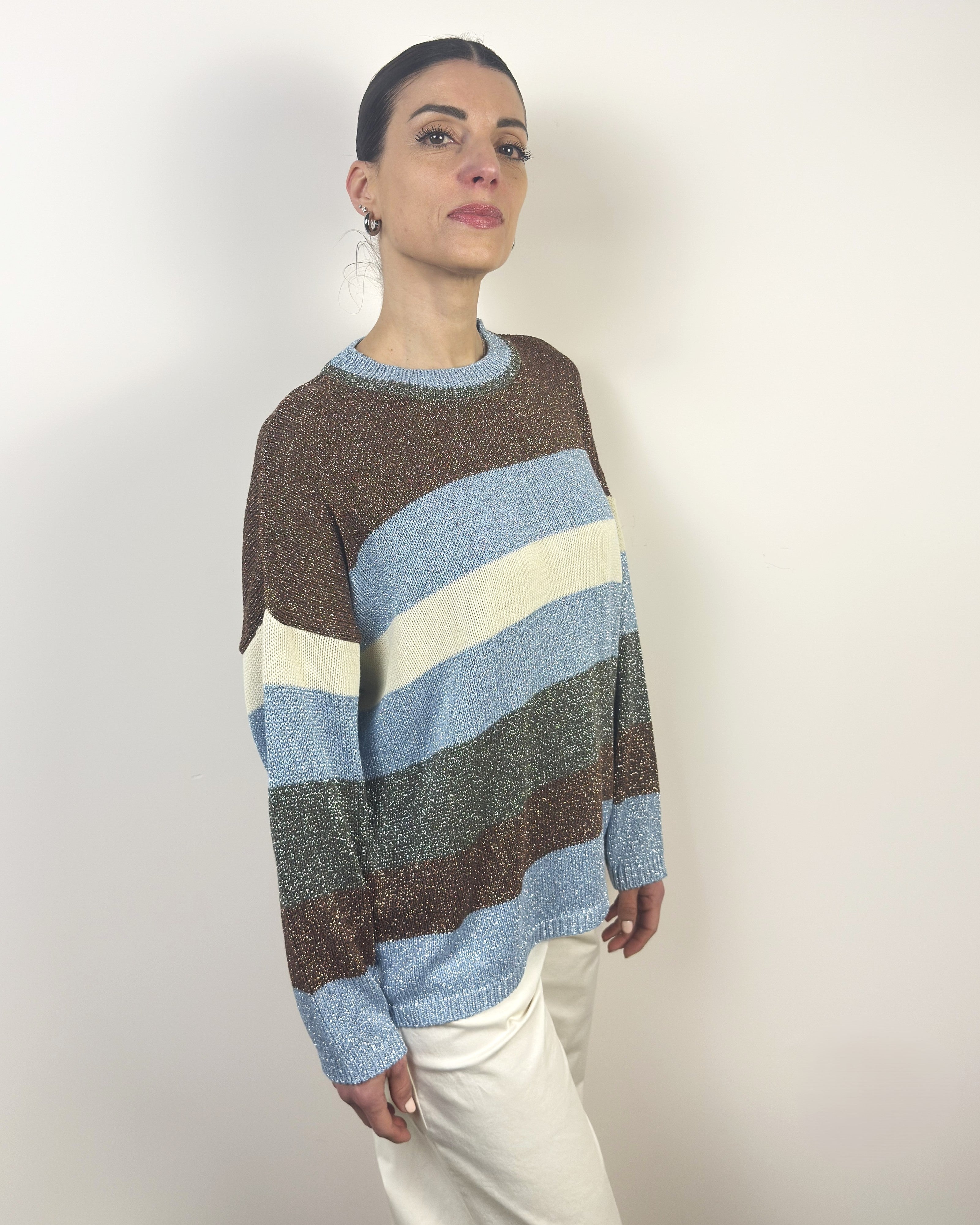 Maglia Girocollo Righe KONTATTO