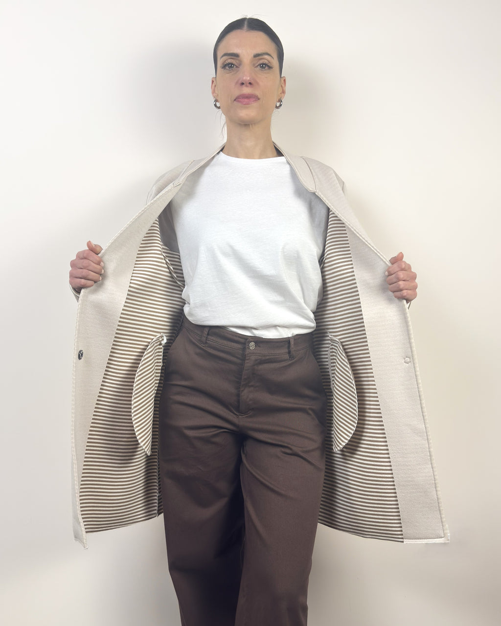 Cappotto Accoppiato Collo Coreana LOKITA