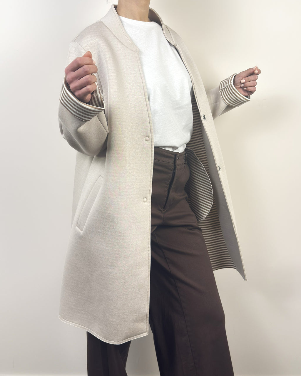 Cappotto Accoppiato Collo Coreana LOKITA