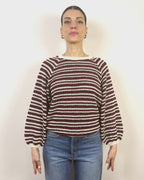 Girocollo Righe Traforato KONTATTO