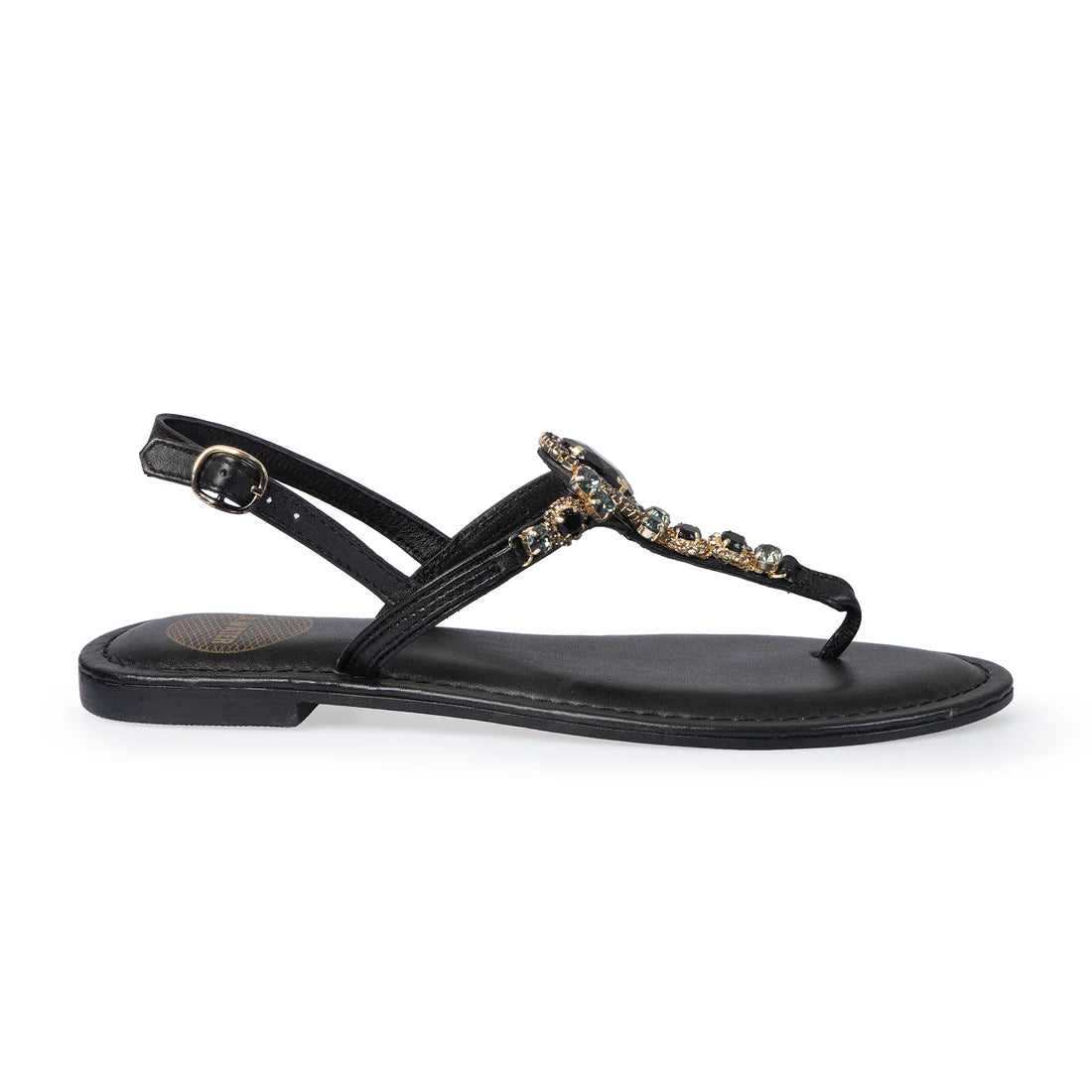 Sandalo Amalfi con strass in pelle L.A.WATER