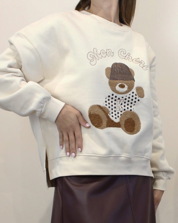 Felpa Over Spacchi KONTATTO