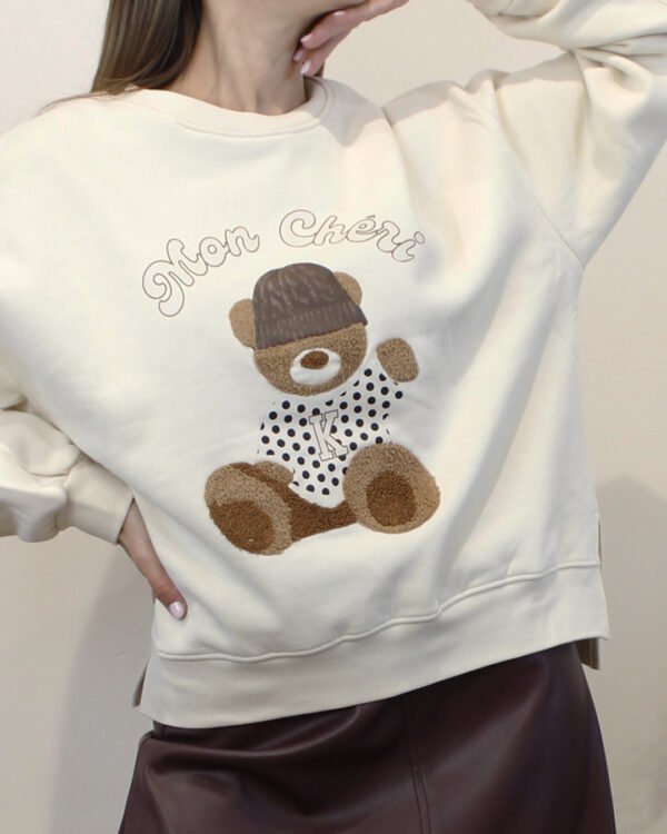 Felpa Over Spacchi KONTATTO