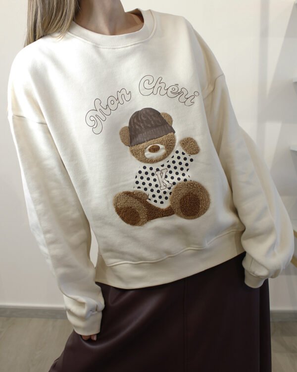 Felpa Over Spacchi KONTATTO