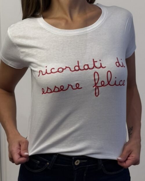 tshirt scritte maglia manica corta t-shirt