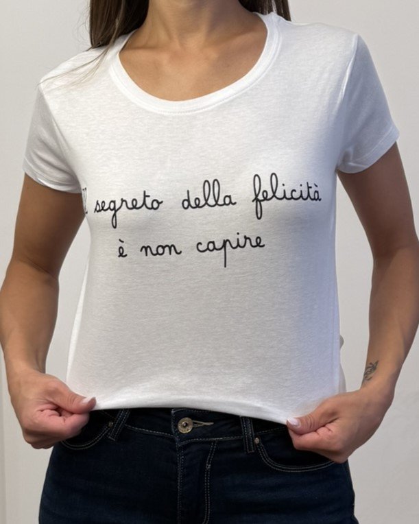tshirt scritte maglia manica corta t-shirt