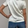 maglia tshirt viscosa manica corta haveone blusa mezza manica