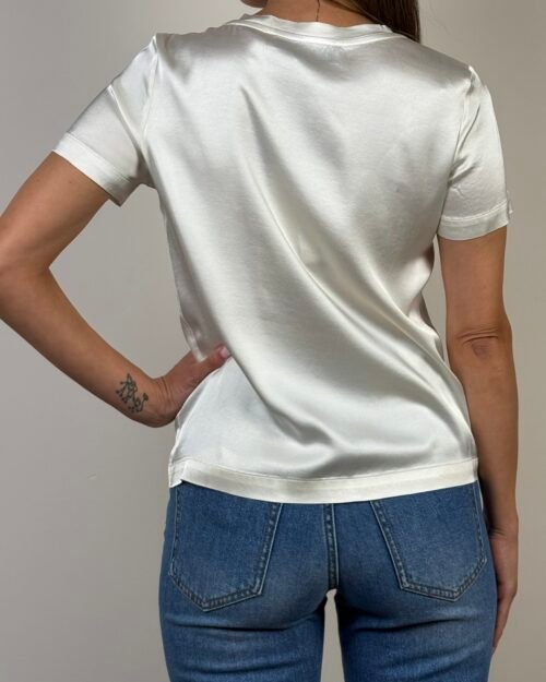 maglia tshirt viscosa manica corta haveone blusa mezza manica