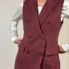 competo gilet doppio petto haveone bordeaux