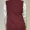 competo gilet doppio petto sigaretta bordeaux