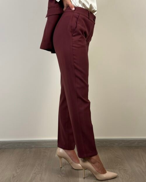 pantalone sigaretta haveone bordeaux