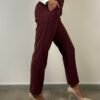 pantalone sigaretta haveone bordeaux