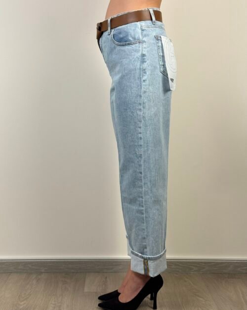 jeans dritto risvolto haveone