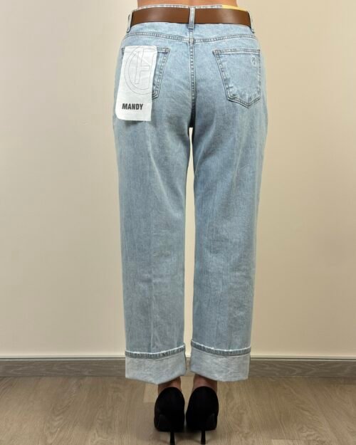 jeans dritto risvolto haveone