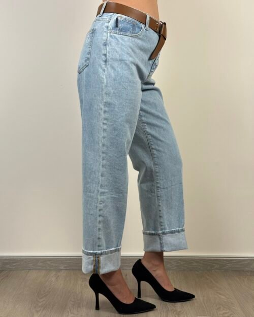 jeans dritto risvolto haveone
