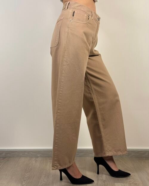 jeans cammello gamba larga haveone