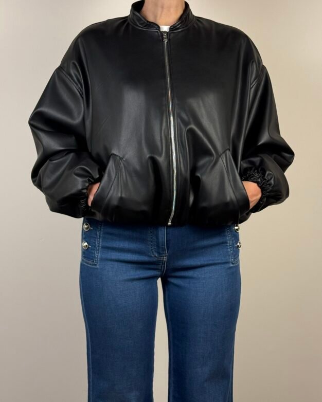 bomber giubbetto ecopelle haveone