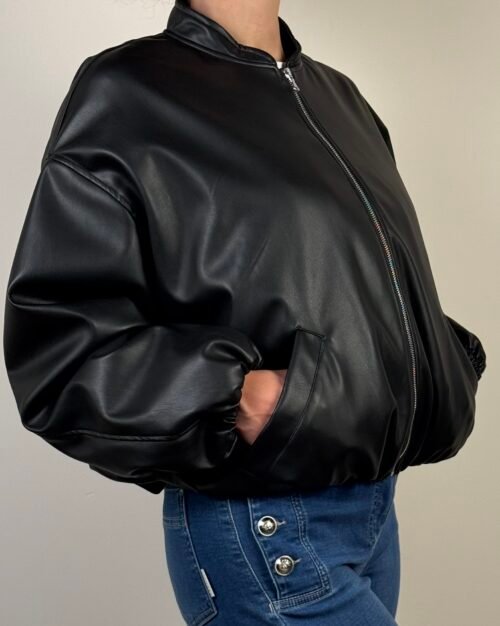 bomber giubbetto ecopelle haveone