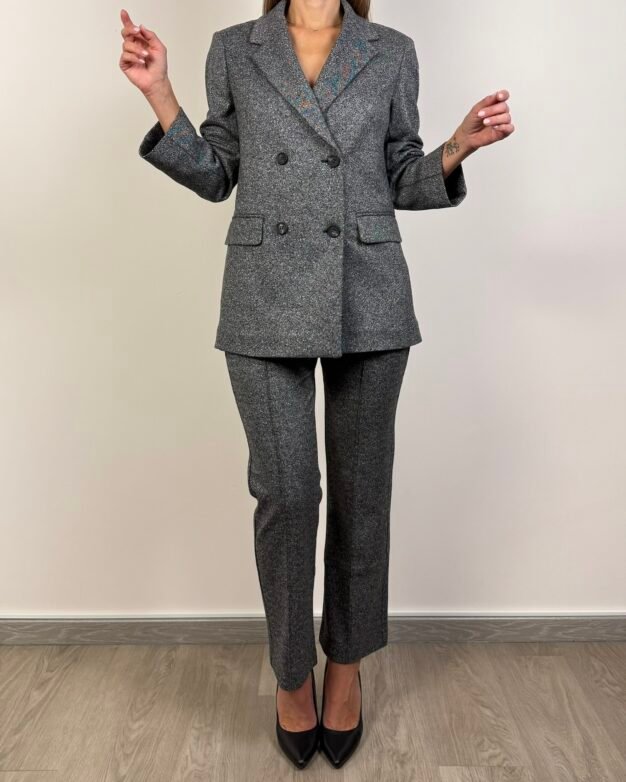 giacca sale e pepe max mara doppio petto