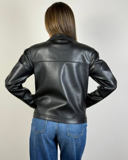 chiodo ecopelle max mara giubbetto