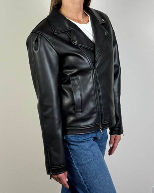 chiodo ecopelle max mara giubbetto