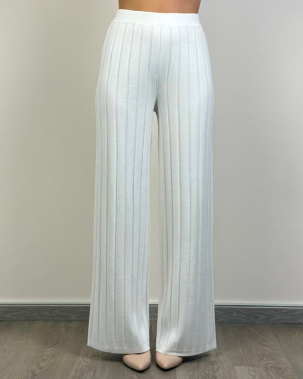 pantalone coste costine max mara elastico in vita maglia viscosa