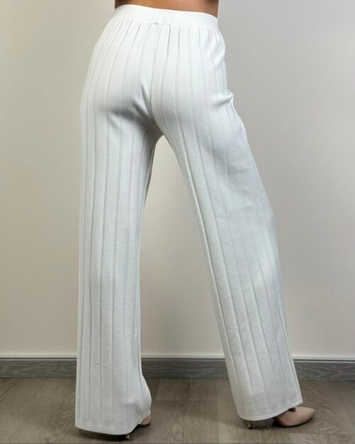 pantalone coste costine max mara elastico in vita maglia viscosa