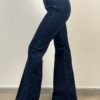 jeans cycle flaire cinque tasche denim zampa